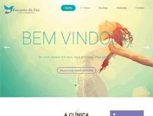Tablet Screenshot of clinicarecantodapaz.com.br
